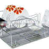 Multifunctional Metal Wire Dish Rack With Cutlery Holder