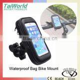 2015 Hot Bicycle Motorcycle Waterproof Shock-Absorbent Cell Phone Case Bag With Handlebar Mount Holder Stand Kit thumbnail-2
