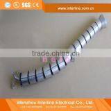 High Quality Best Sale ABS Plastic Office Desk Snake Wire Sleeve thumbnail-4