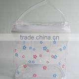 Customized Clear Waterproof Pvc Transparent Cosmetic Bag With Zipper