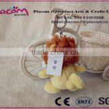 New Design Lovely Fashion High Quality Customize Promotional Gifts Plush Keychains Lions thumbnail-3