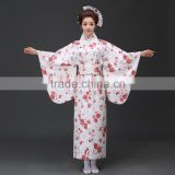 Japanese cotton flower designs sexy kimono uniform