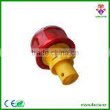 Red Led Flashing Solar Energy Barrier Lamp for Road Safety thumbnail-2