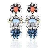 Pretty Steps Shamballa Gemstone Pressed Earrings thumbnail-1