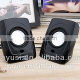 2.0-ch Active Type Audio Speaker With CE,FCC,ROHS and Appearance Patent
