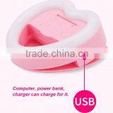 Selfie Ring Light LED Fill Light 3W Cellphone Photo Spot Light 23 LED Charging Portable Selfie Flashlight With Makeup Mirror thumbnail-3