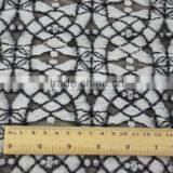 Two Color mi Brushed Spande African Lace Fabrics thumbnail-3