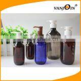 Boston Round Shampoo Lotion Pump Bottle Set With Labels thumbnail-5