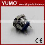 Hot Sale JS16H ROHS 16mm High Round IP65 Momentary Pin Terminal 2A/36VDC Push Button Switch Push Button Switch Protective Cover thumbnail-2