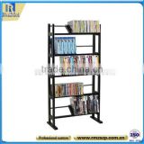 5-Layer Floor Standing Metal Library Book Stand