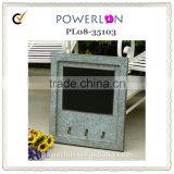 Square Metal Wall Hook With Blackboard PL08-35103 thumbnail-1