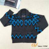 Boy's Shawl Collar Full Zip Cardigan Sweater thumbnail-1