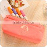 Q1113 Creative Candy Color Fluorescent Double Zipper Pencil Bag thumbnail-2
