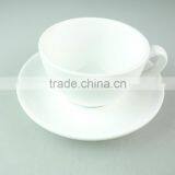 Cheap White Porcelain Coffee Tea Set Tableware Cup and Saucer thumbnail-1