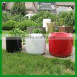 FO-330 Round Fiberglass Self Watering Flower Pots thumbnail-1