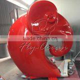FO-FS004 Garden Decorative High Quality Fiberglass Sculpture of Elephent thumbnail-1