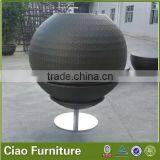 Waterproof PE Rattan Stackable Garden Coffee Set thumbnail-2