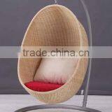 Round Rattan Outdoor Bed Outdoor Swing Garden Use thumbnail-1