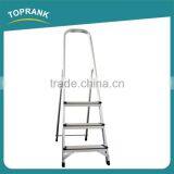 Lightweight Folding Aluminium Step Domestic Ladder With 4 Steps thumbnail-1