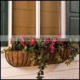 Iron Window Box With Coco Liner LMW-2019