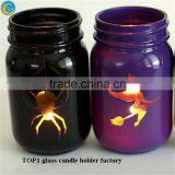 Pumpkin Glass Container for Candles for Holloween Gifts thumbnail-3