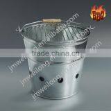 High Quality Mini Charcoal BBQ Bucket/Bbq Bucket With Handle thumbnail-1