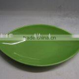Hot Sale Heart Shape Ceramic Leaf Plate thumbnail-1