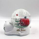 Wholesale Custom Acrylic Christmas Snow Globe for Sale thumbnail-2