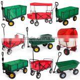Wooden Baby Wagon Garden Wooden Tool Cart With Tent TC1812M thumbnail-6