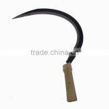 General Purpose Tempered Steel Long Handle Farming Garden Grass Hand Palm Sickle thumbnail-1
