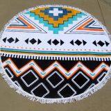 1500mm Extra Large Round Beach Towels With Tassels/custom Printed Pattern Round Beach Towles thumbnail-5
