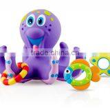 New Design Cheap Baby Bath Toy With Floating Animals /bath Toy Organizer Anima Set From ICTI Dongguan OEM&ODM Manufacturer thumbnail-3