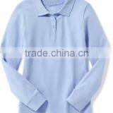 Mulit-color School Pique Uniform Polo Shirts Design With Pictutures Kids Wear HSs5251 thumbnail-5