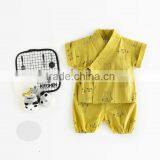 2017 Unisex Toddler Sleepsuits Baby Cotton Long Sleeve Pajamas Set thumbnail-3