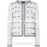 Factory Price New Fashion Elegant Ladies Knitted Jacket thumbnail-2