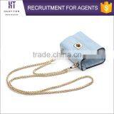 Professional Women's Mini Hard Chain Messenger Bags High Quality Casual Ladies Genuine Split Cow Leather Sling Shoulder Bags thumbnail-4