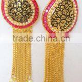 Gold Tone Dangler Earrings thumbnail-1
