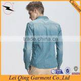 Casual Fashion Men Denim Shirts Wholesale thumbnail-2