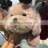 Rex Rabbit Fur Puppy Pom Pom Keychain 100% Rabbit Fur Dog Keychain Accessories Bag Charm Golf Cart Pendant Creative Keychain thumbnail-2