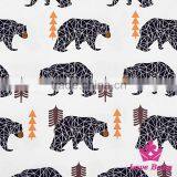 BL331-356 Lovebay Wholesale FAUX SUEDE Printed Tiger Fabric Suit Make Kinds Of Baby Clothing thumbnail-2