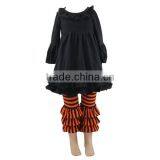 Girls Ruffle Pants Set Clothes Children Boutique Outfits Fall Halloween Ruffle Outfits thumbnail-1