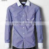 100% Cotton Fashion Stripe Dress Shirts Men 2013/shirt Manufacturers