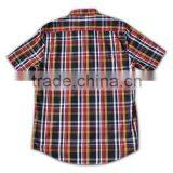 2015 Hot Sell Wholesale High Quality Red and Black Color Flannel Shirts Men thumbnail-6