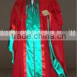 Graduation Gown, Yellow and Purse Graduation Gown, High Quality Academic Gown thumbnail-1