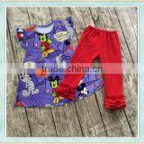 2017 Fall New Style Women Ladies Flutter Sleeve Outfit Top Union Girls Clothes thumbnail-1