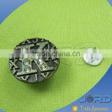 Rhinestone Jean Button for Jacket Polished Shine Bright Jeans Fabric Button Free Sample