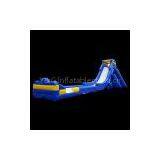 Large Blue Inflatable Water Slides thumbnail-1
