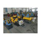 Rubber Wheel Welding Turning Rolls with 10Ton Loading Capacity , 0.75KW Motor for 0.1m/min - 1m/min