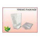 Stand Up Rice Paper Bag / Kraft Paper Bag With Window and Zipper thumbnail-1