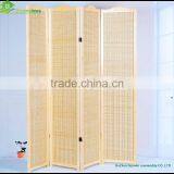 Bamboo Newly Wooden Venetian Folding Screen Room Divider Pine Wood Frame With Bamboo Strips Screen GVSD035 thumbnail-4